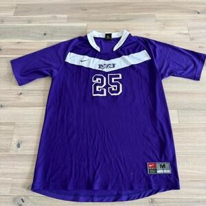 Nike purple and white Northwestern Wildcats football jersey Sz Med